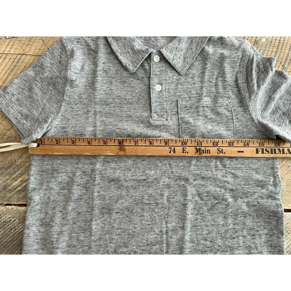 Cat & Jack Heather Gray Collared Polo Shirt Size 8 Medium NWT‎